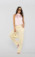Pantalon Barrel Panacota