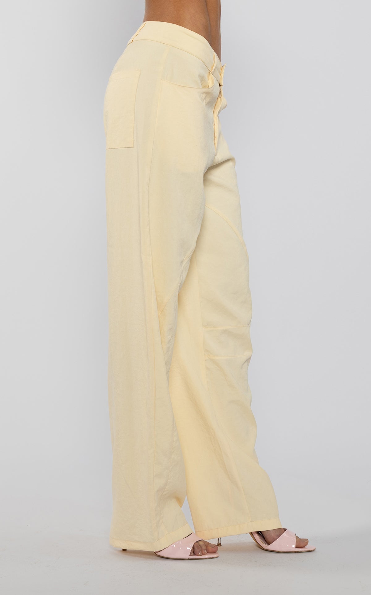 Pantalon Barrel Panacota