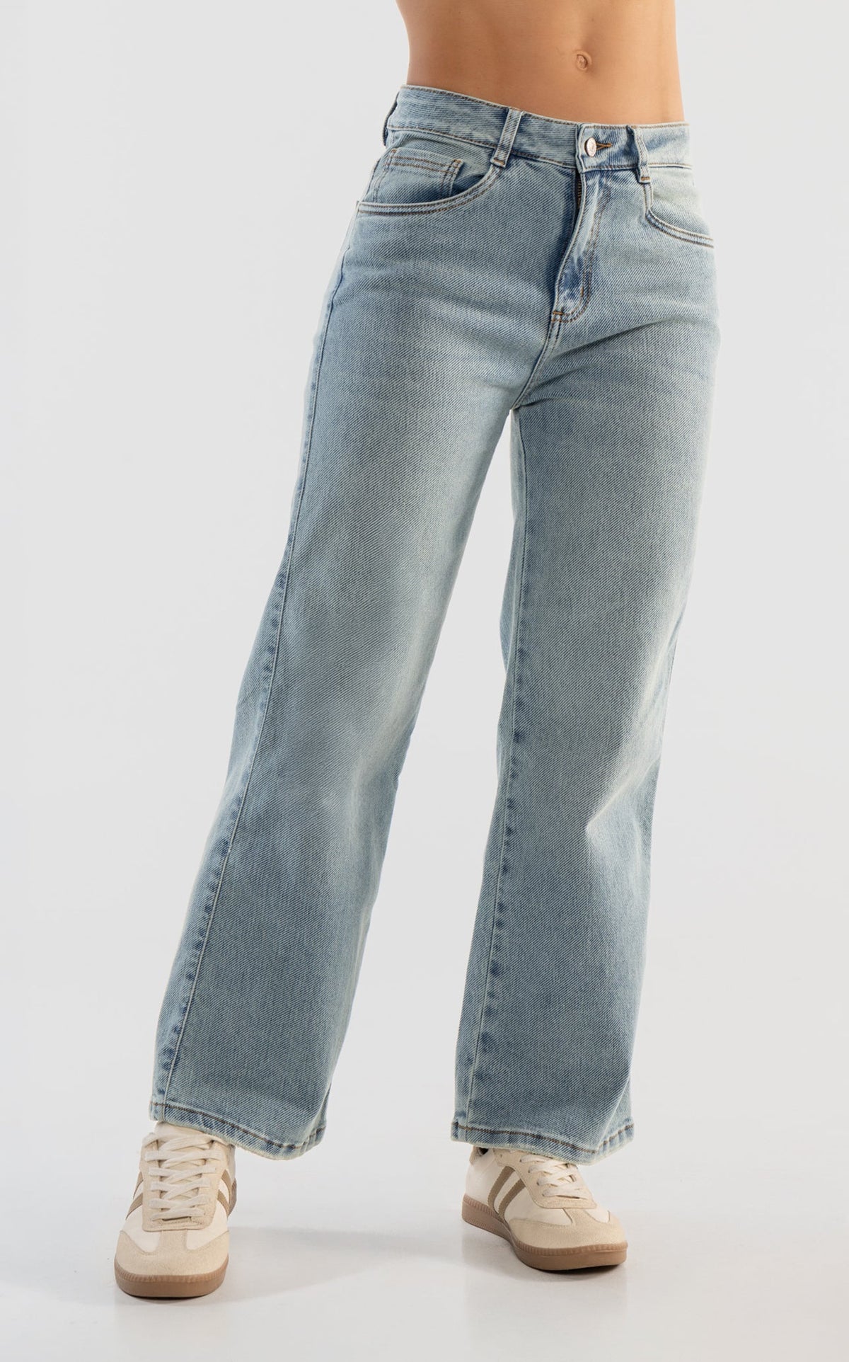 Blue Culotte Jeans by Navissi