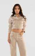 Sand Denim Jacket