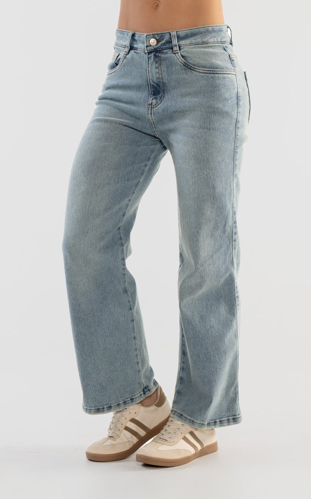 Blue Culotte Jeans by Navissi