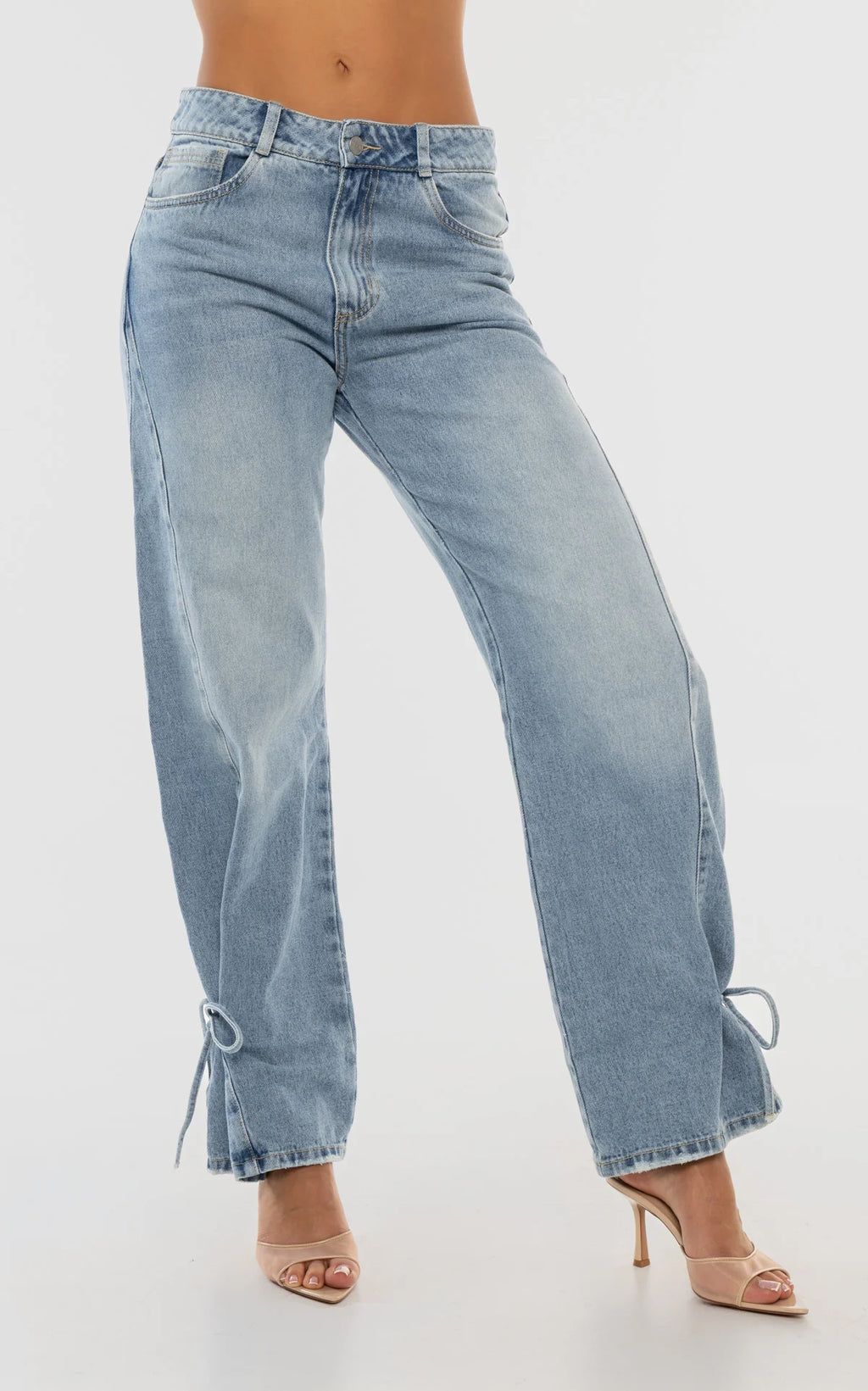 Jean Azul Claro Wide Leg