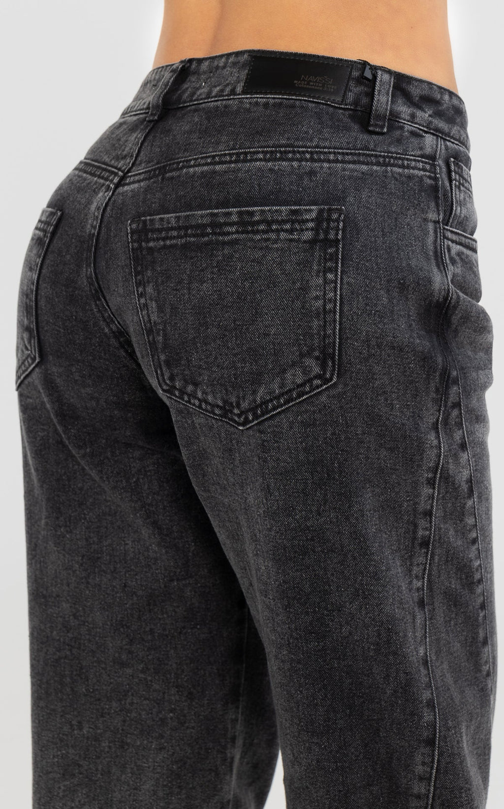 Black Wide-Leg Jeans