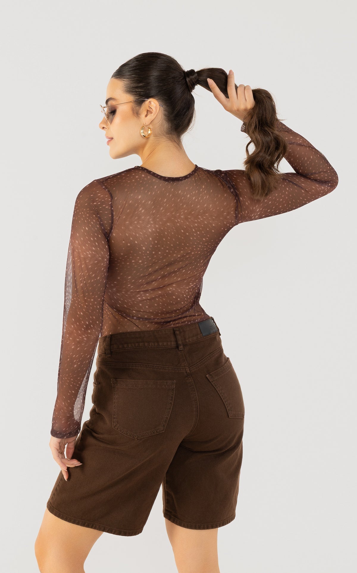Blusa Café Malla Bambi