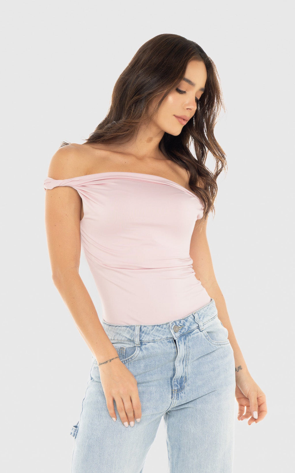Body Rosado Braided