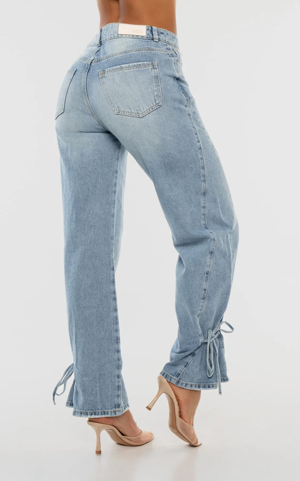 Jean Azul Claro Wide Leg