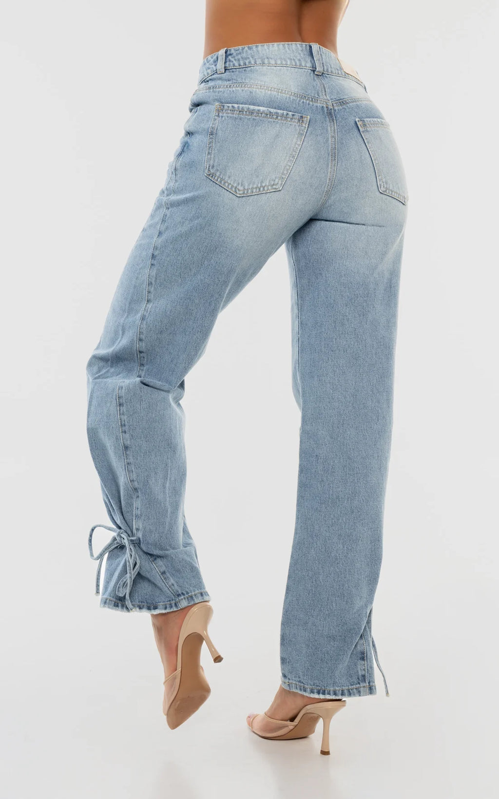 Jean Azul Claro Wide Leg