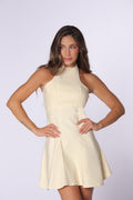 Vestido Amarillo Claro Corto