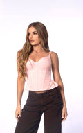 Corsé Rosa Bolero Lateral
