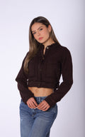 Wine Denim Jacket