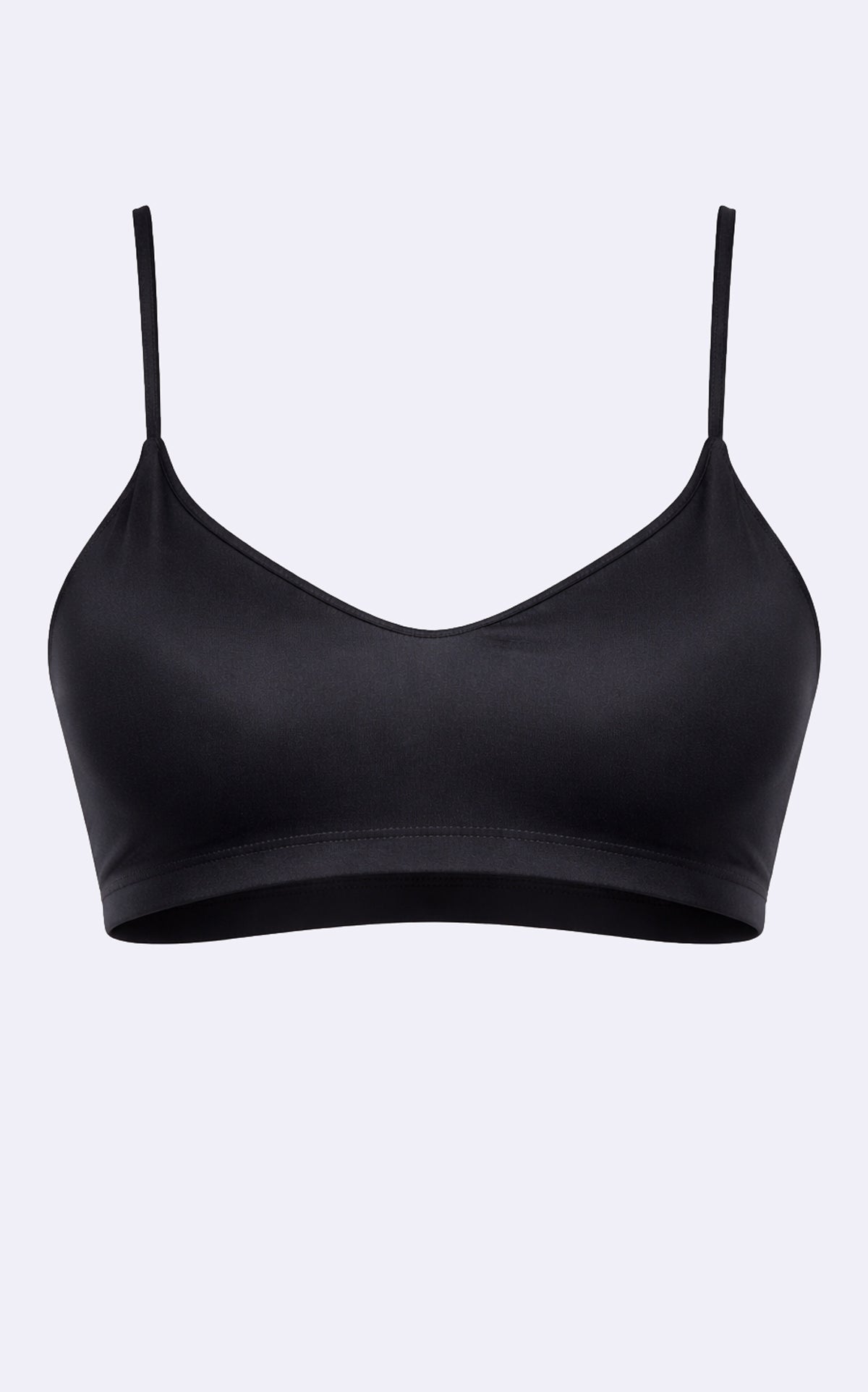 Black V-Neck Essential Top