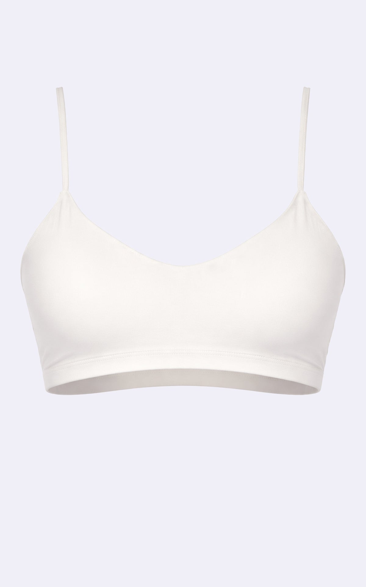Ivory V-Neck Essential Top
