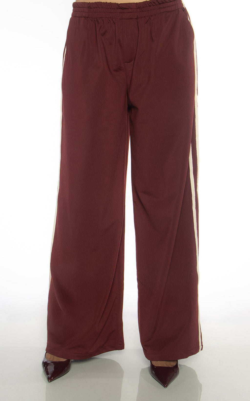 Pantalón Vinotinto Líneas Laterales