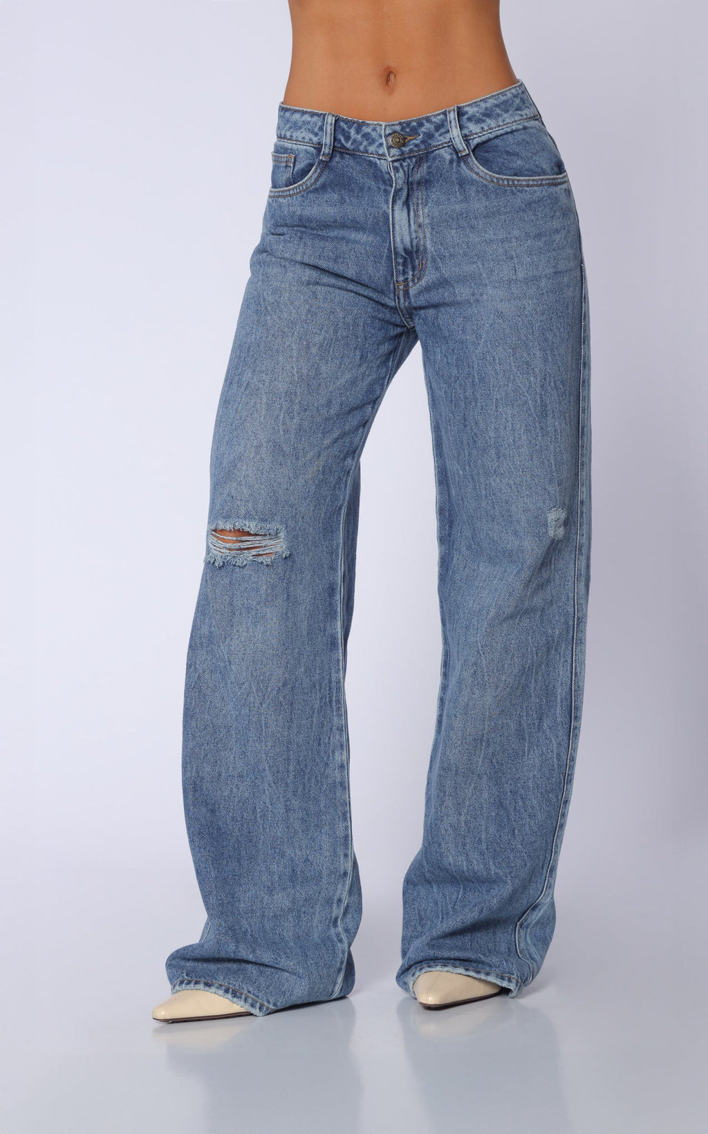 Jean Azul Wide Leg