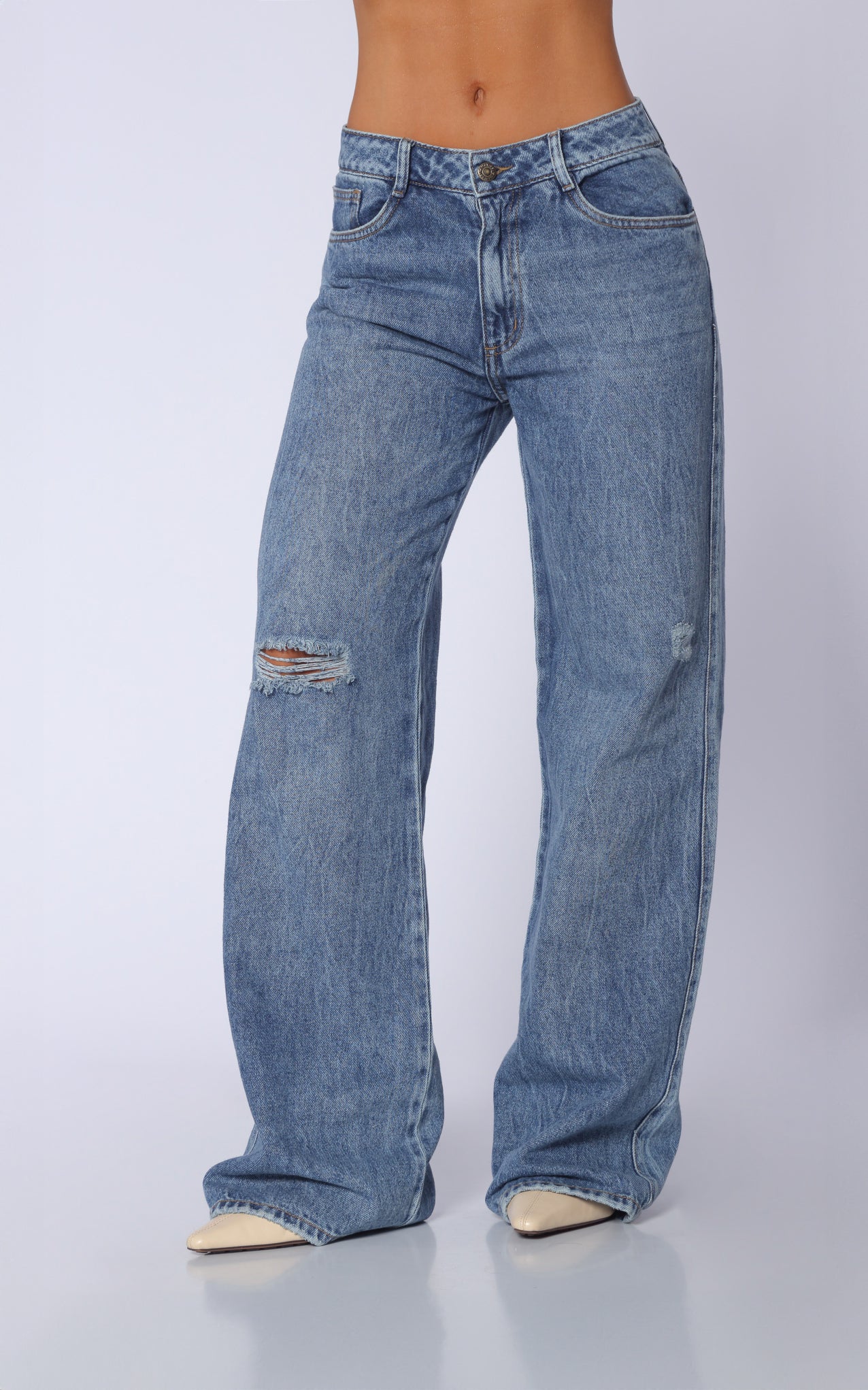Jean Azul Wide Leg