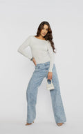 Jean Azul Wide Leg