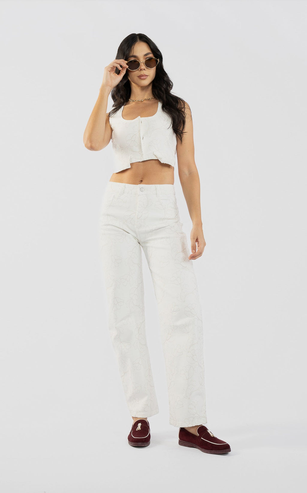 Corsé Denim Marfil