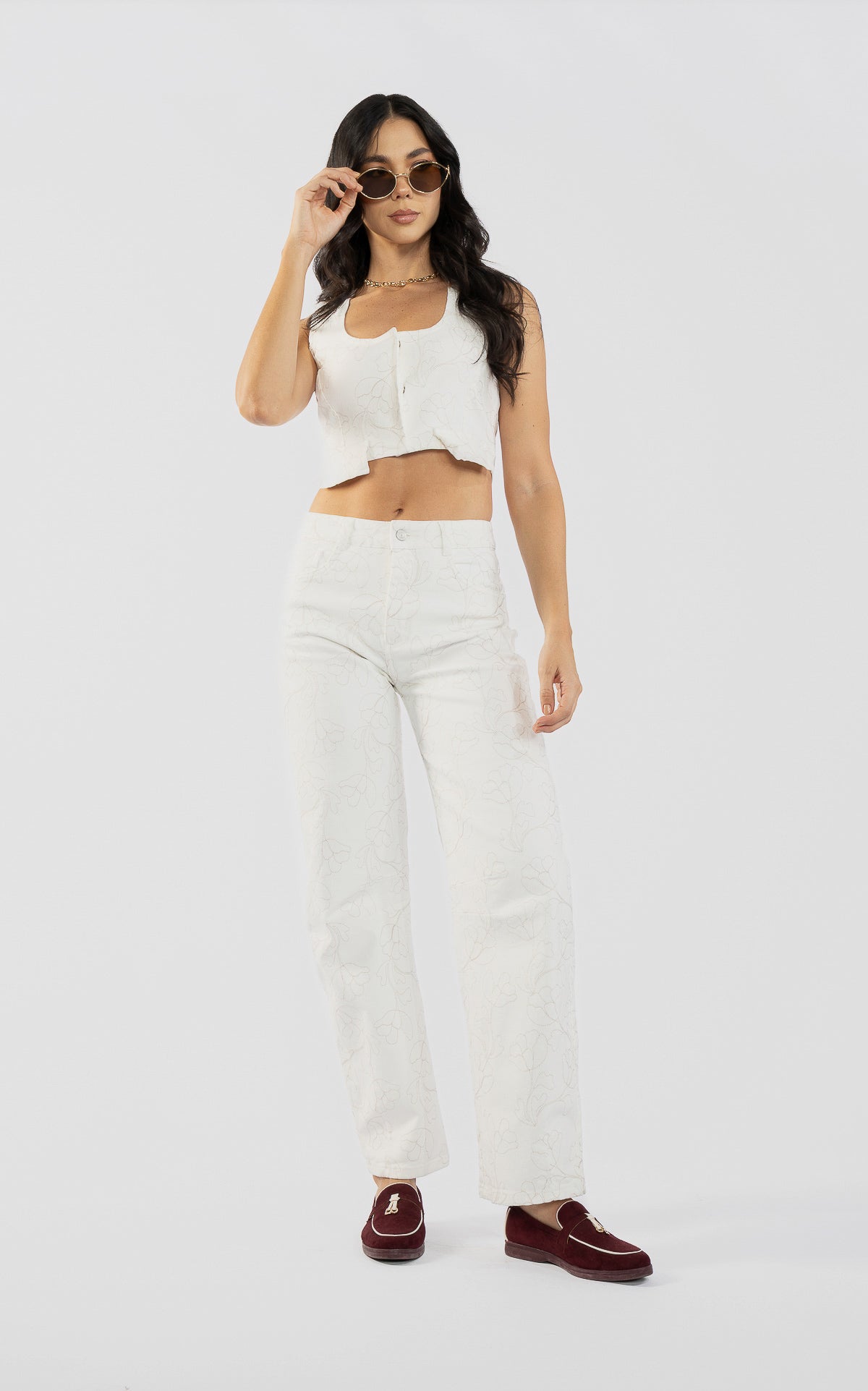 Corsé Denim Marfil