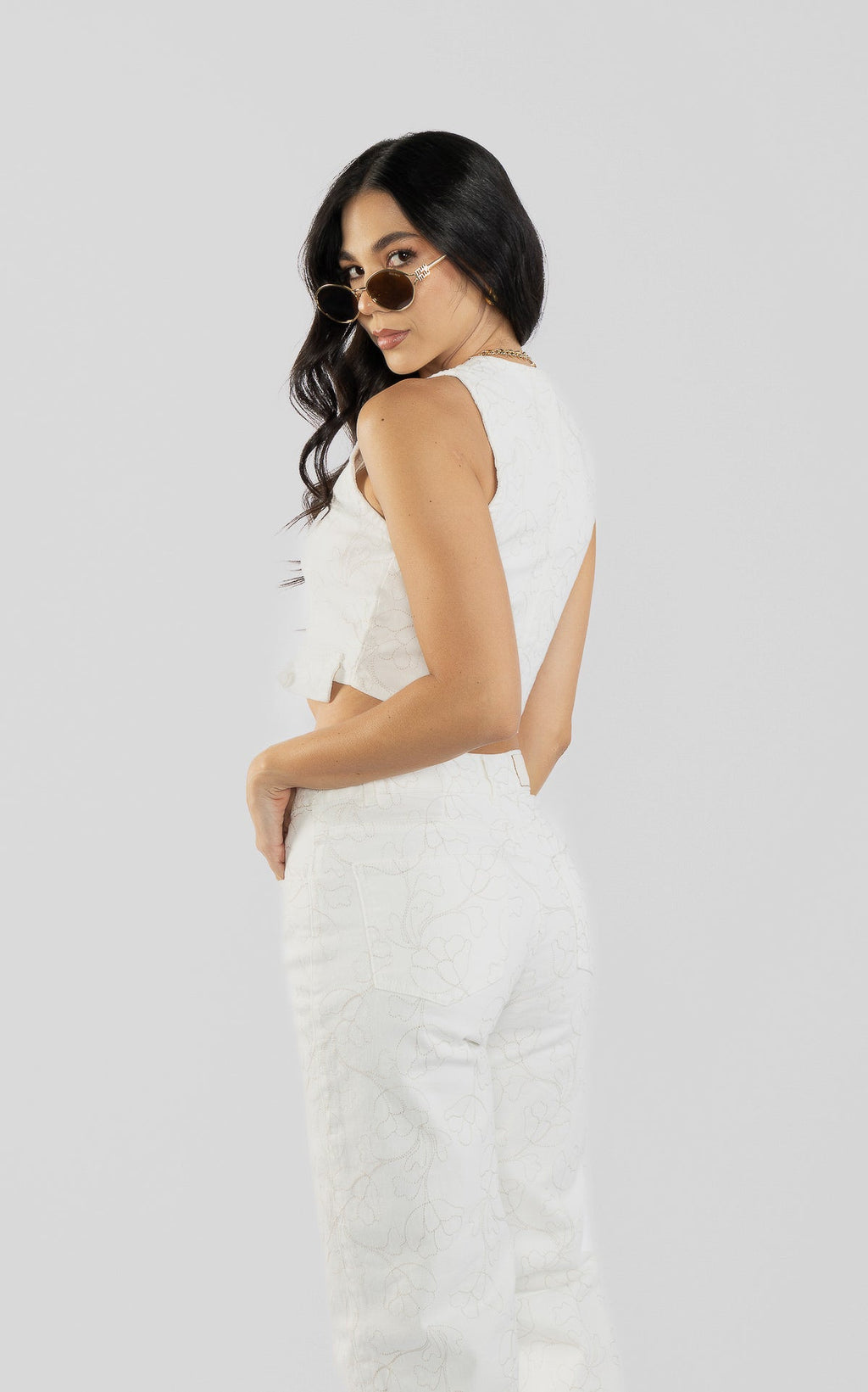 Corsé Denim Marfil