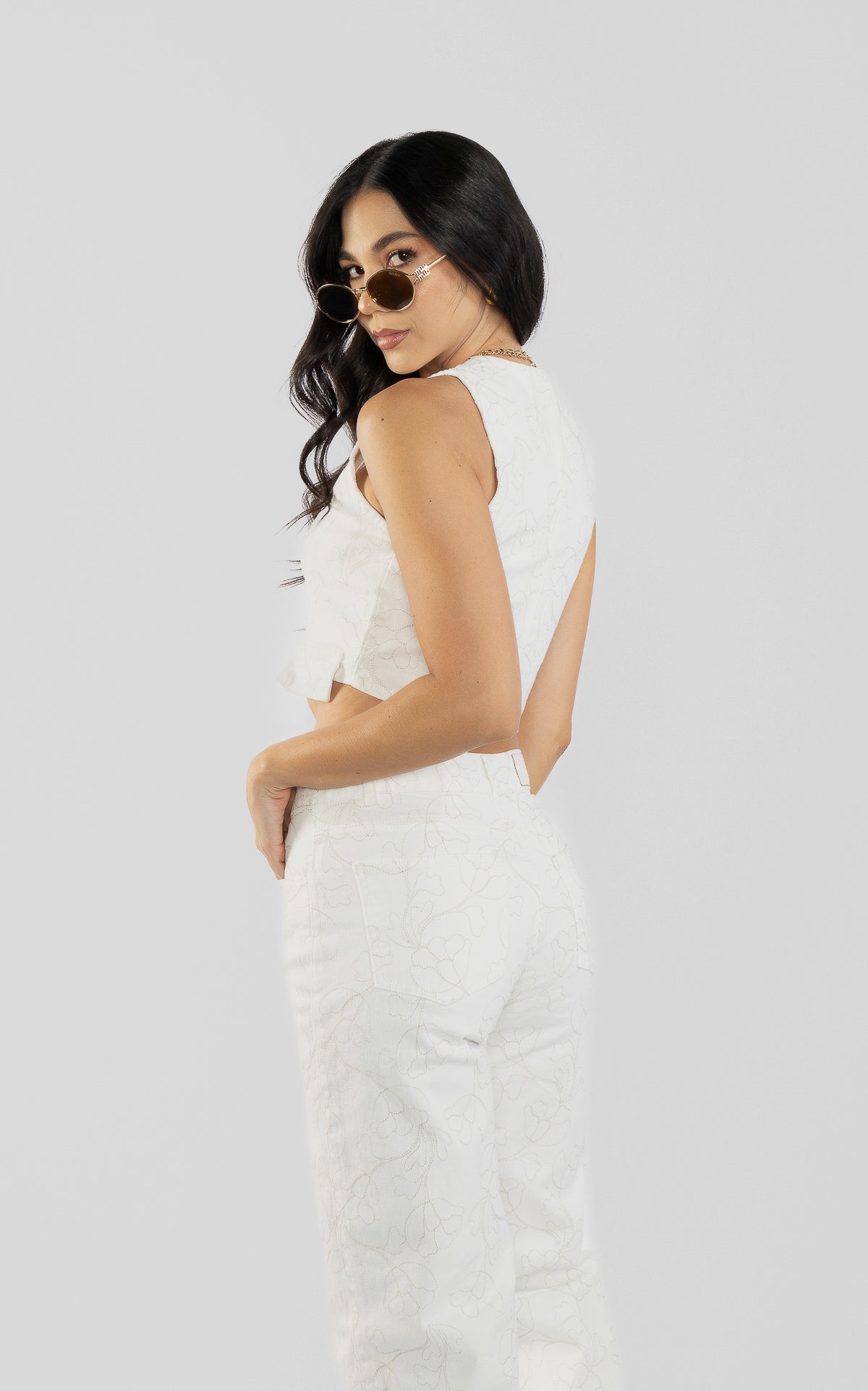 Corsé Denim Marfil