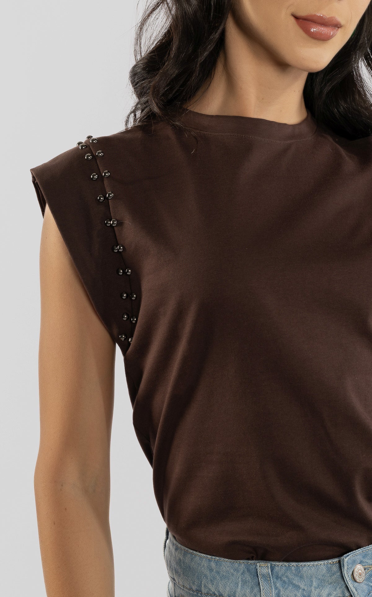 Camisa Café Taches