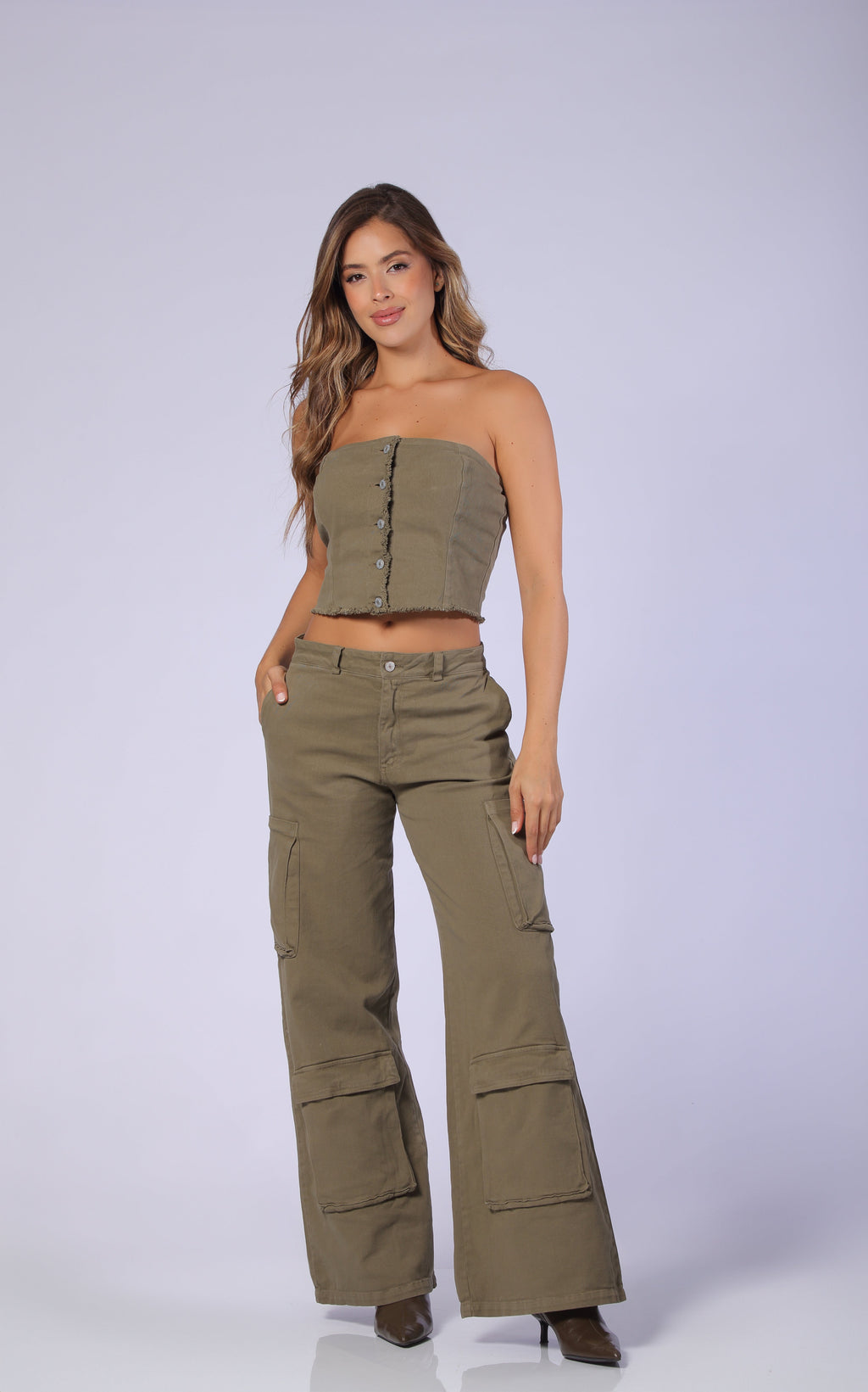 Blusa Verde Straple