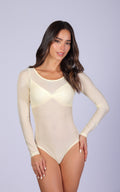 Body Amarillo Claro Top Expuesto