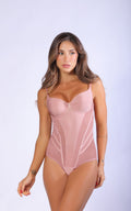 Pink Cutout Bodysuit