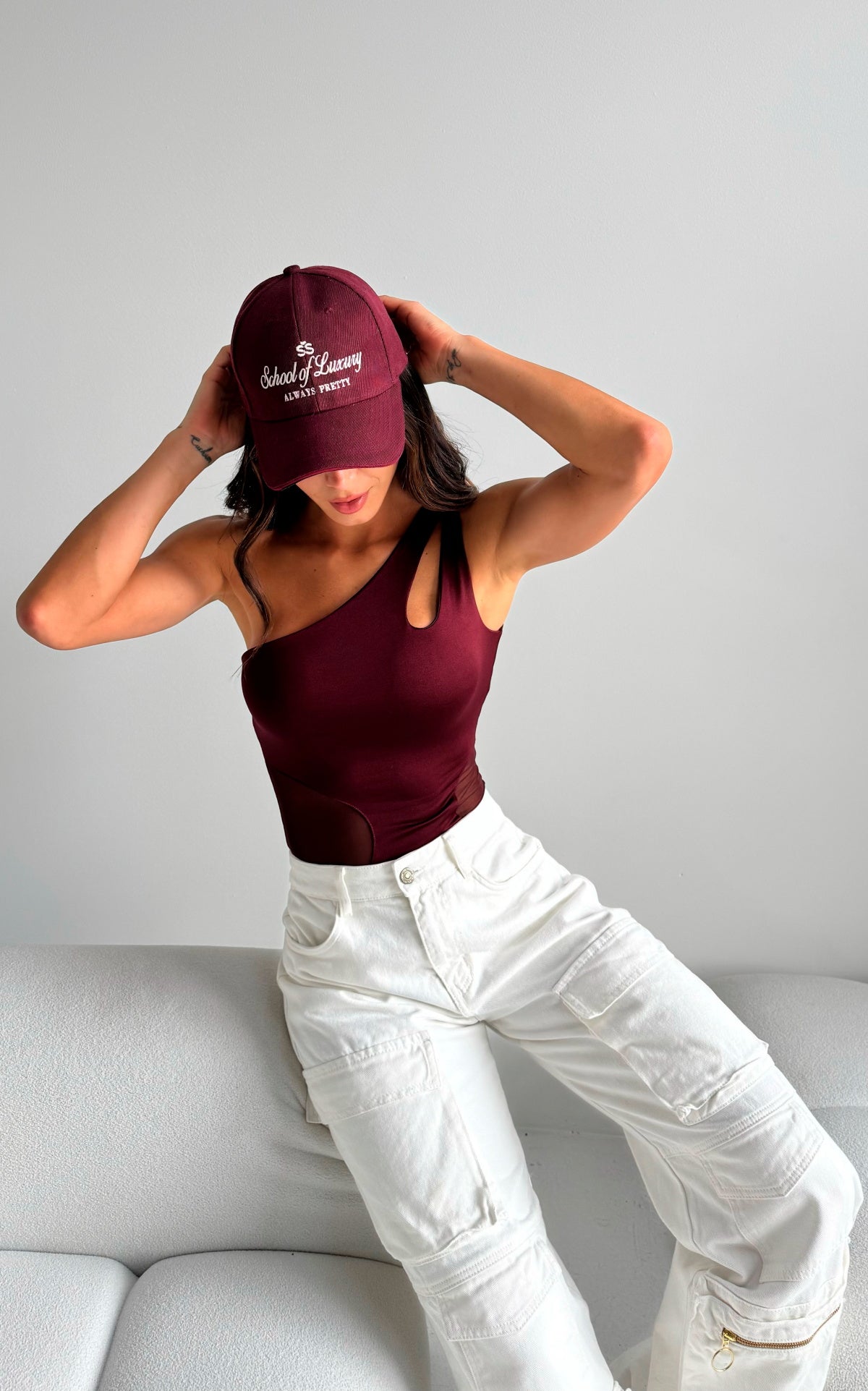 Body Vino Tinto Asimétrico