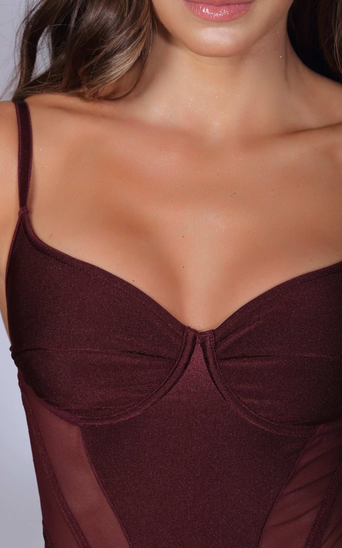 Grape Cutout Bodysuit