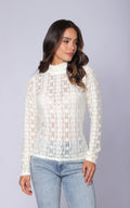 Buzo Beige Cuello Alto