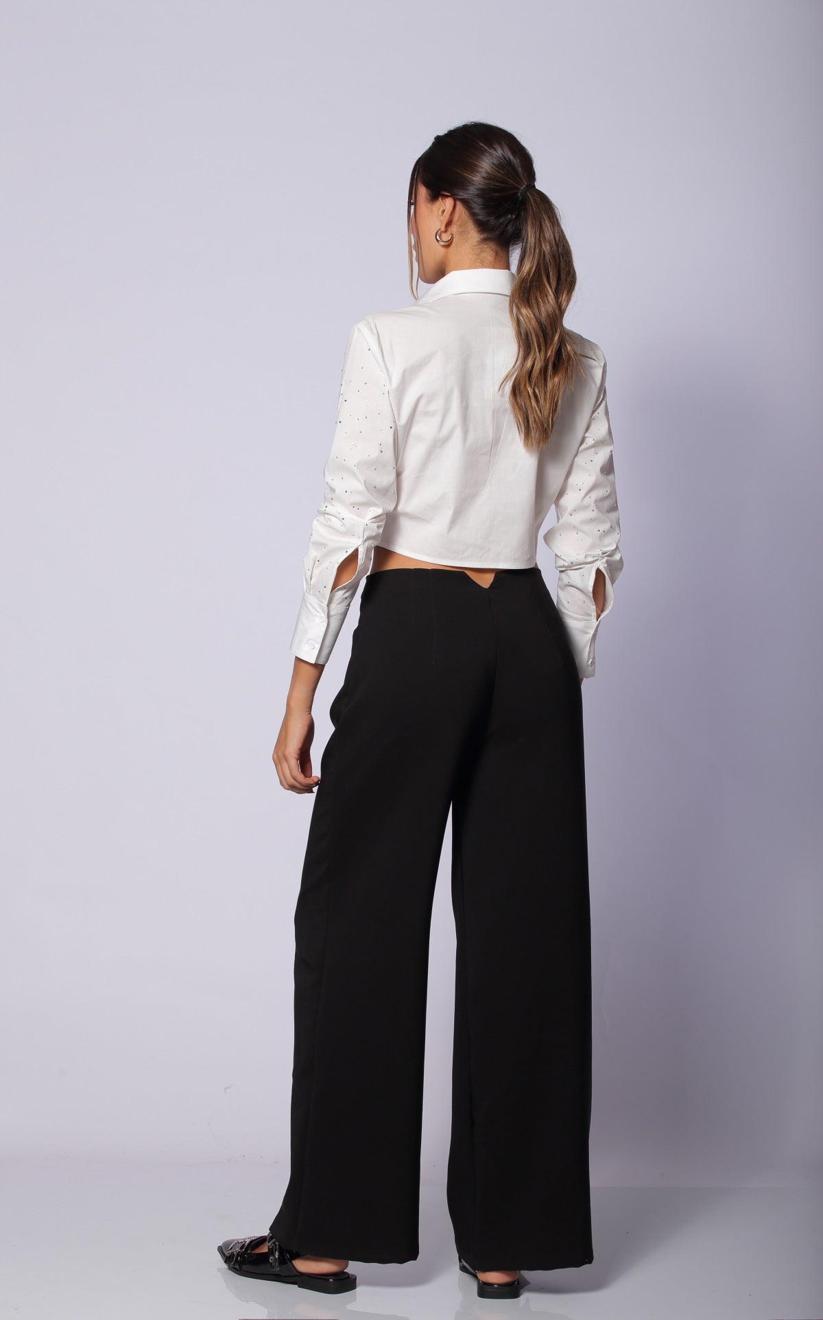 Ivory Shimmer Shirt