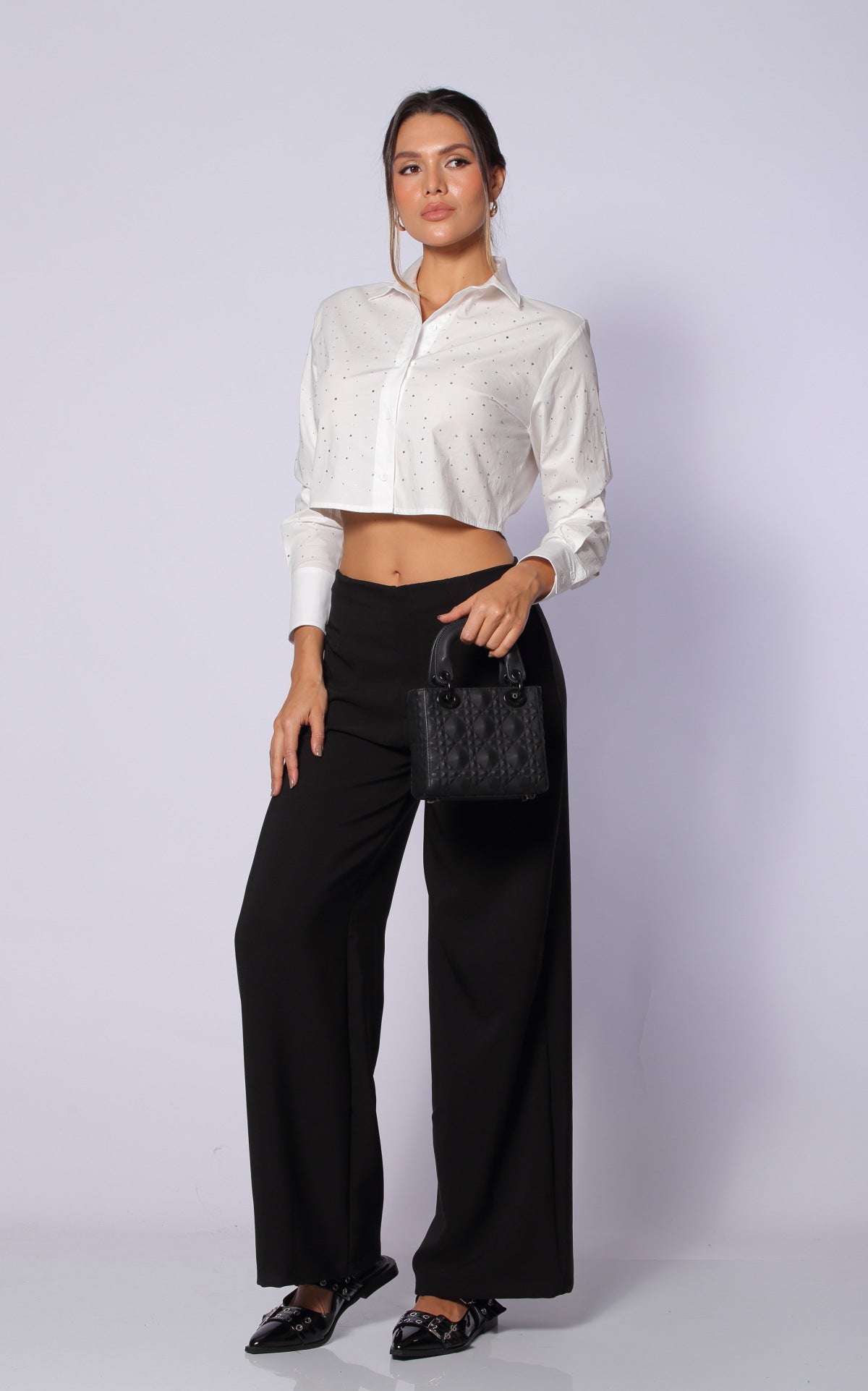 Ivory Shimmer Shirt