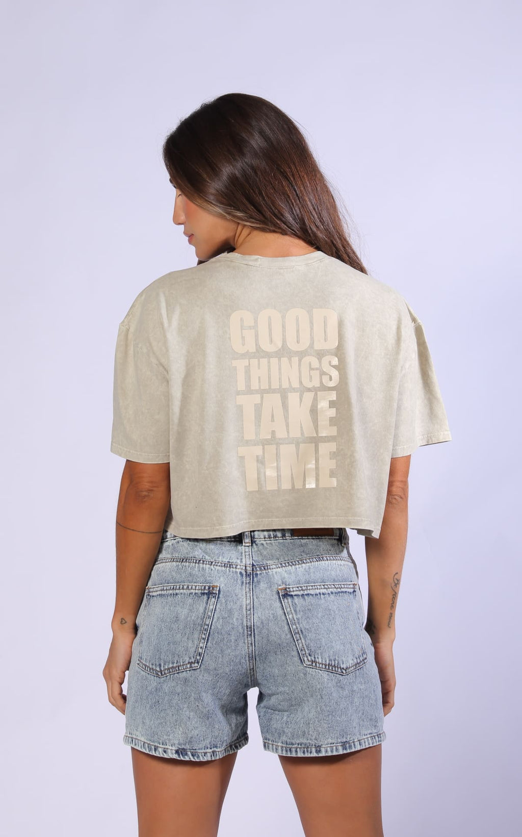 Camiseta Cropped Arena Oversize