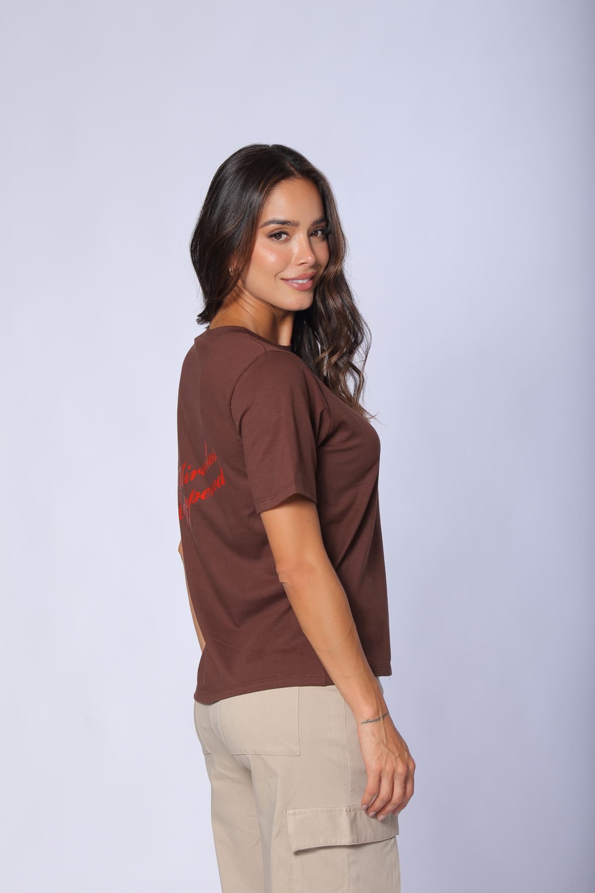 Brown Regular-Fit T-Shirt