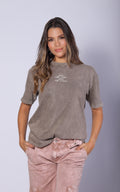 Taupe Oversized T-Shirt