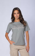 Camiseta Gris Claro Regular