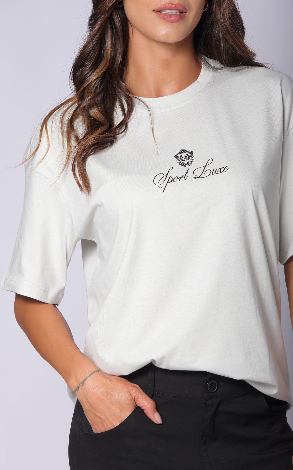 Light Gray Oversized T-Shirt