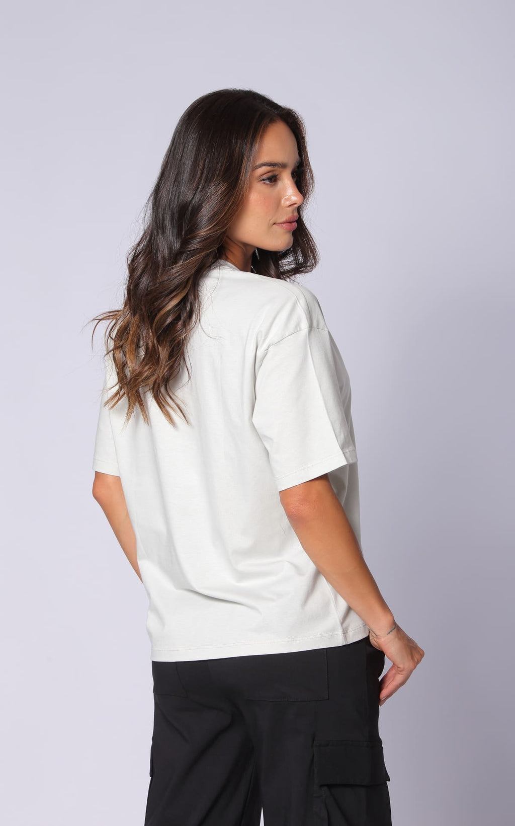 Light Gray Oversized T-Shirt