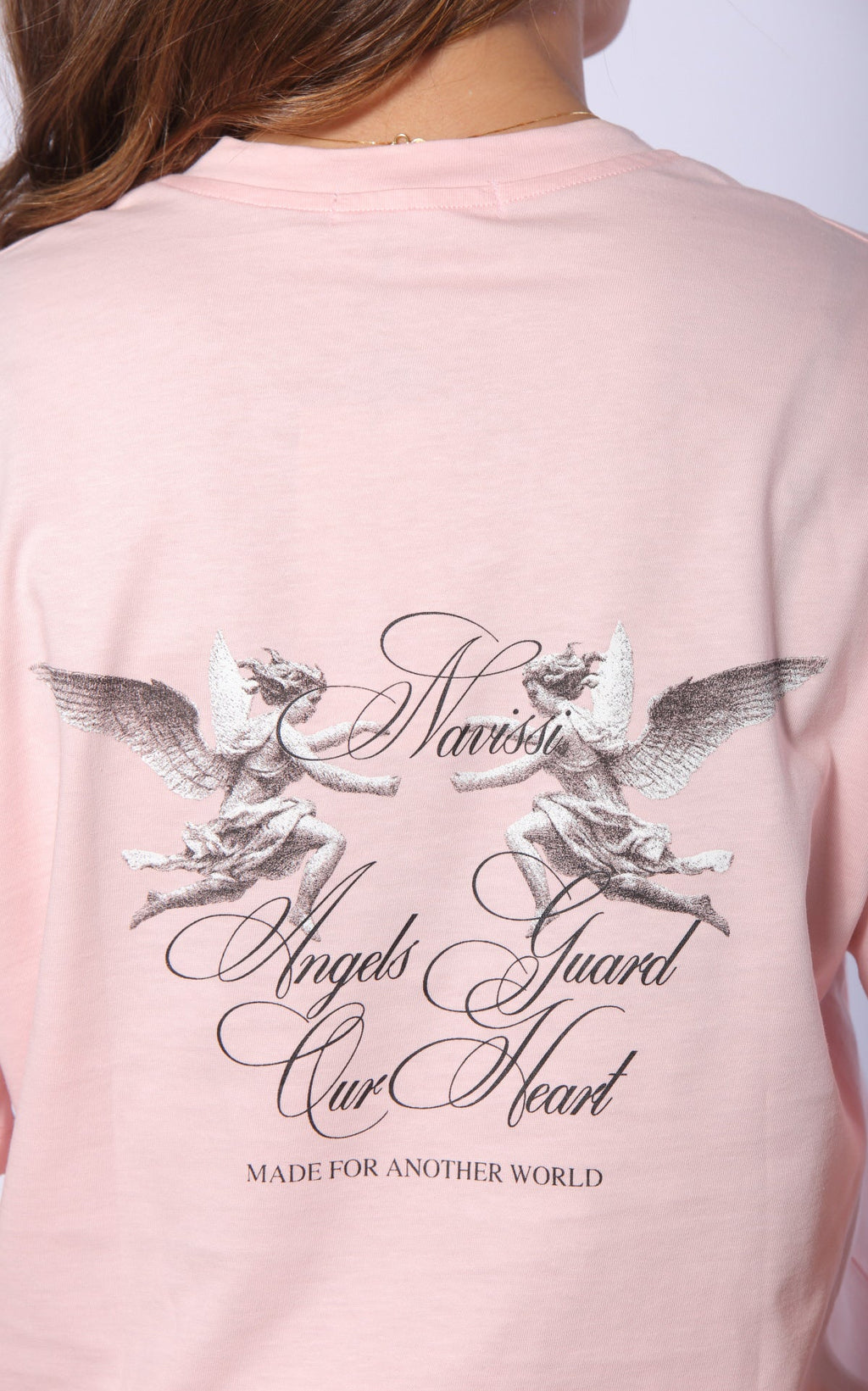 Pink Oversized T-Shirt by Navissi