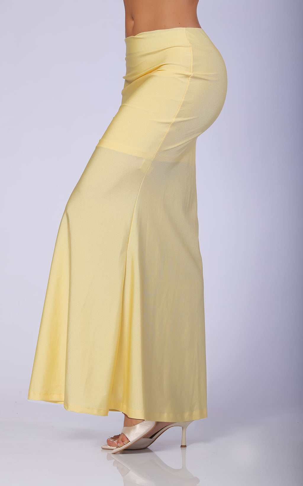 Yellow Maxi Skirt by Navissi