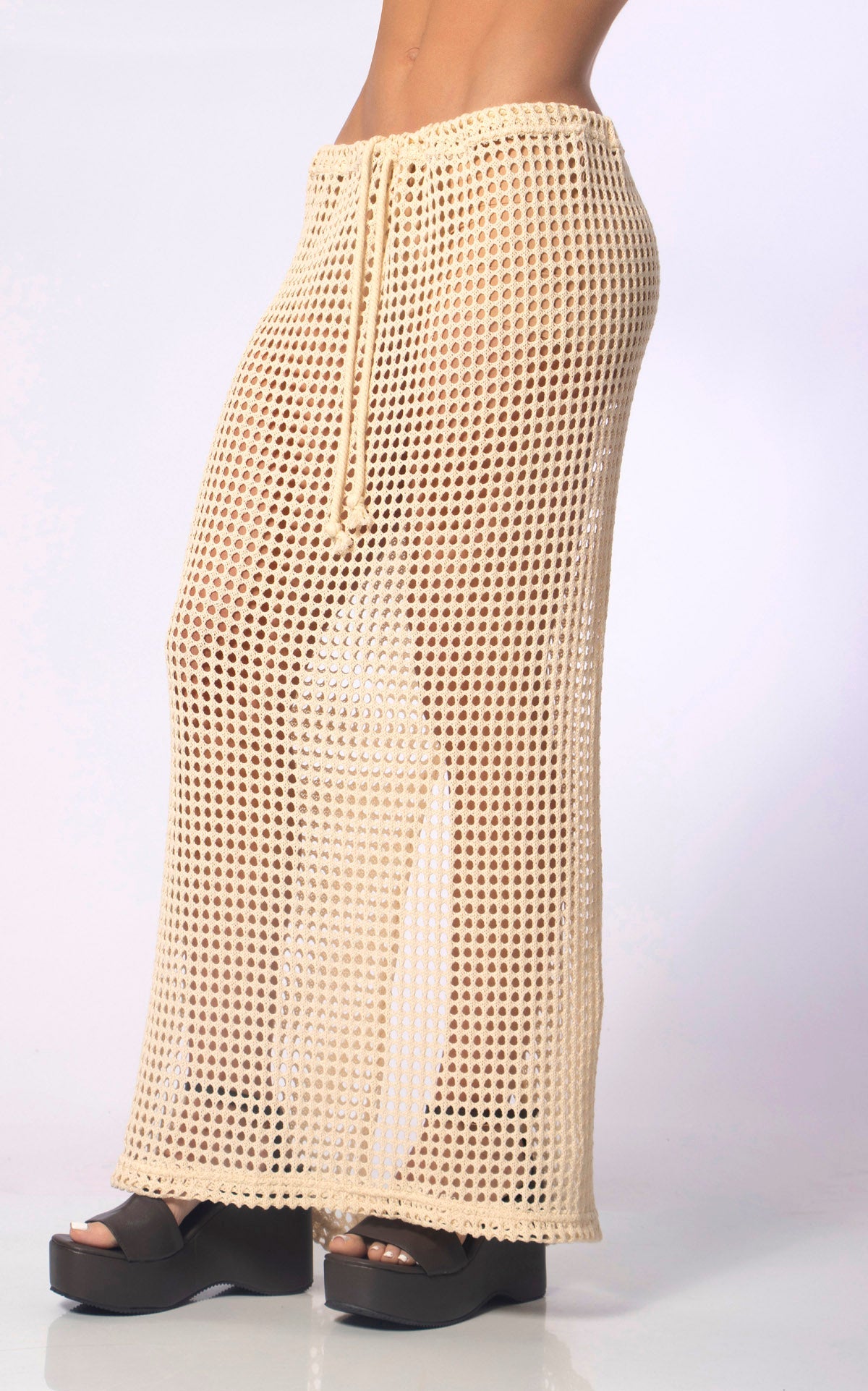 Ecru Maxi Skirt