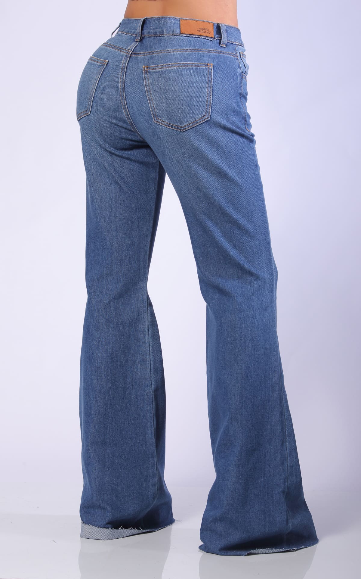 Blue Flared Jeans
