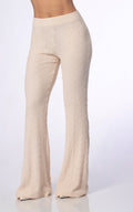 Cream Flared Pants