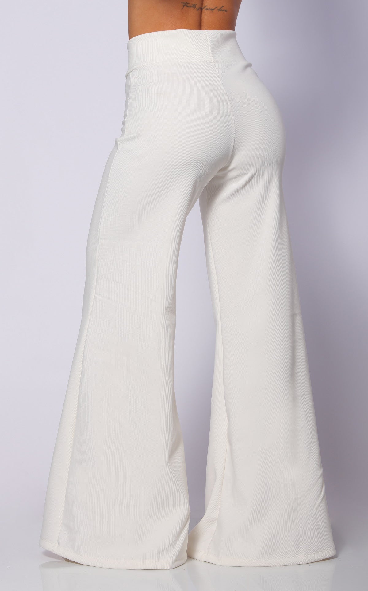 Pantalón Marfil Palazzo