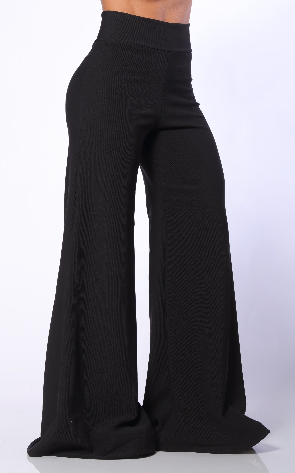 Pantalón Negro Palazzo