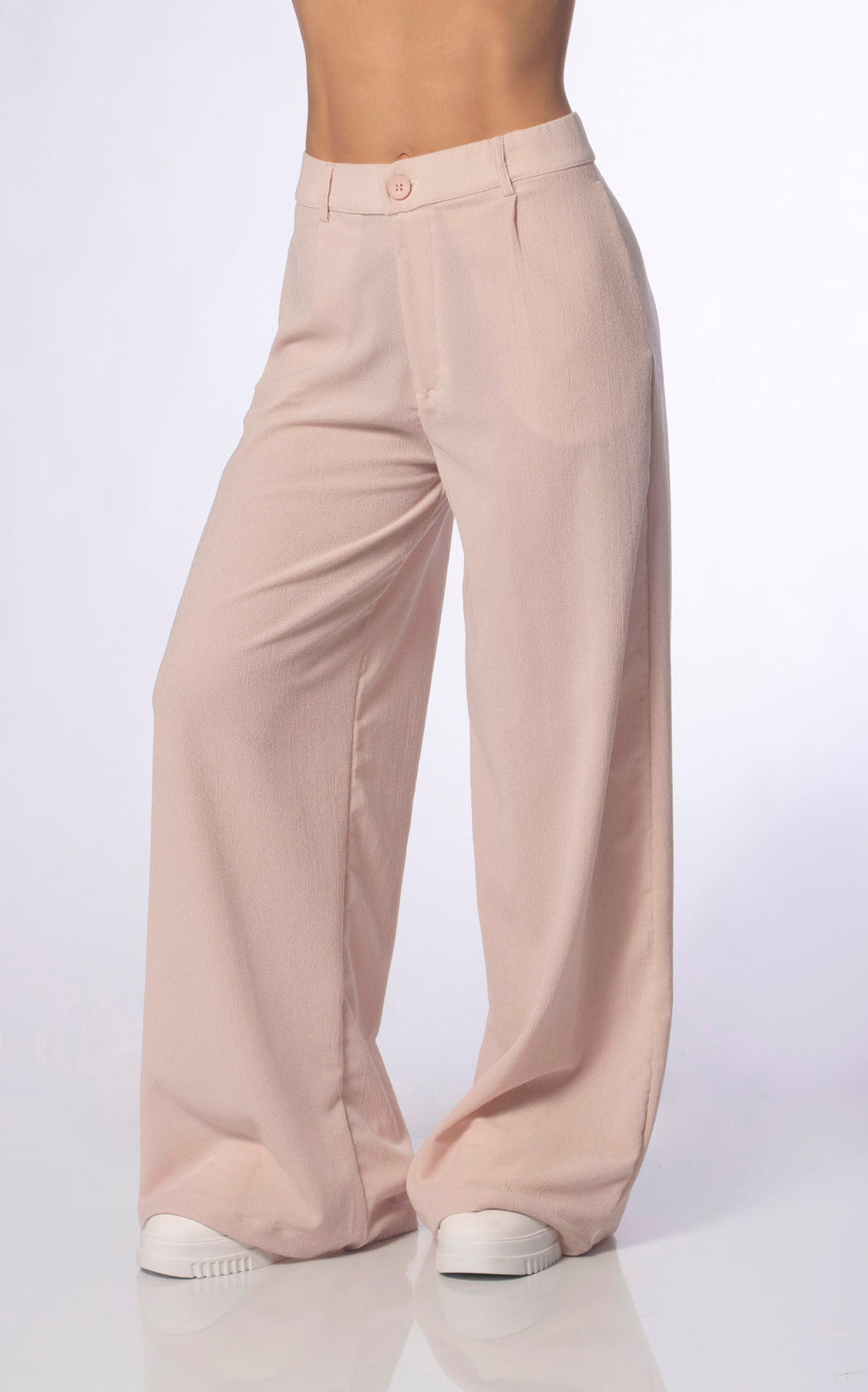 Pink Elastic Pants