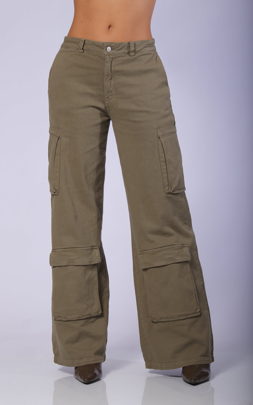 Pantalon Verde Bolsillos