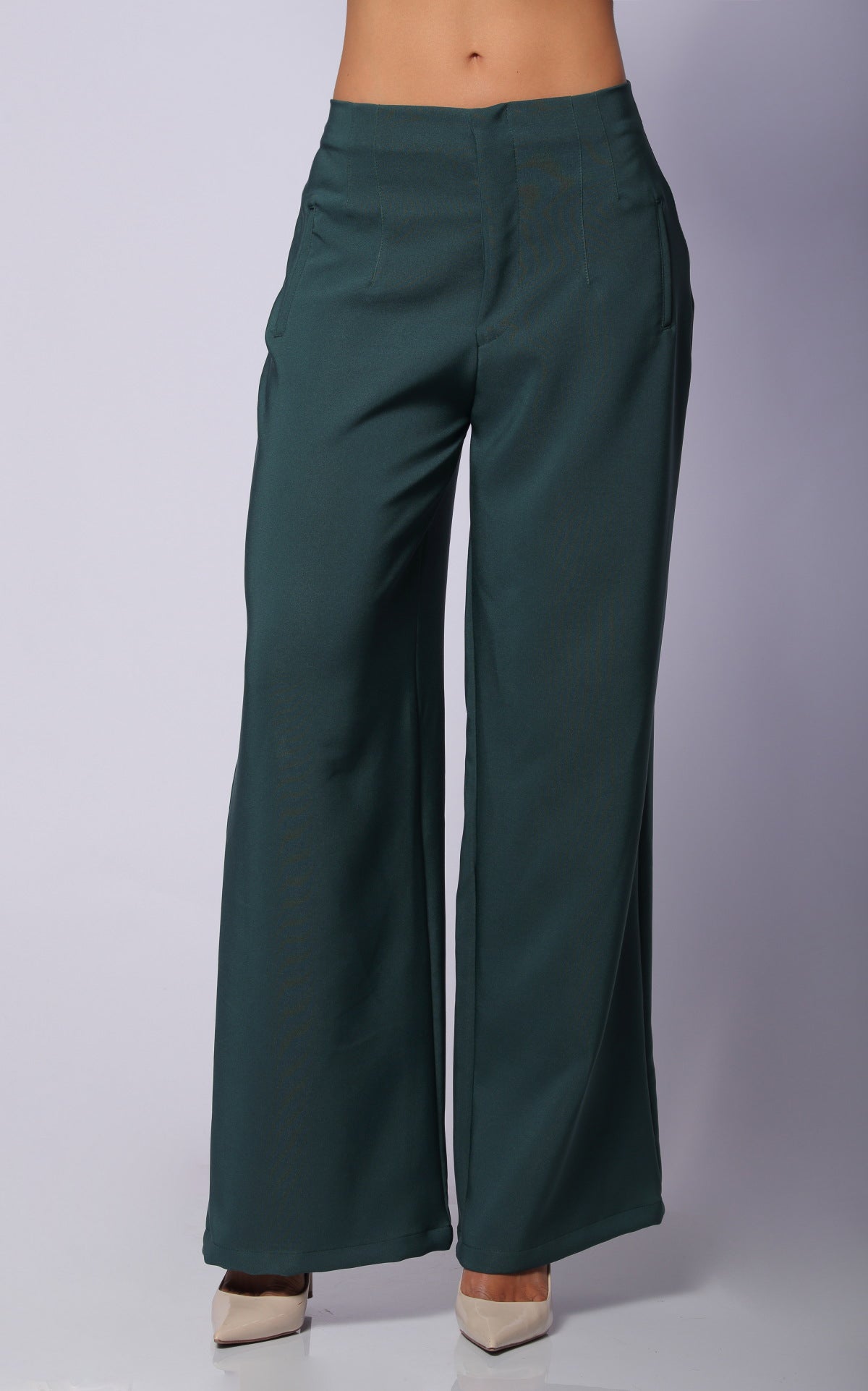 Pantalón Verde Tiro Alto