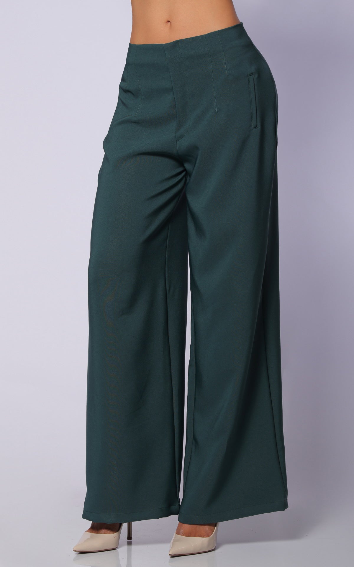 Pantalón Verde Tiro Alto